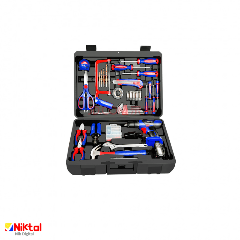 WORKPRO W009082N Hosehhold Toolbox جعبه ابزار ورک پرو