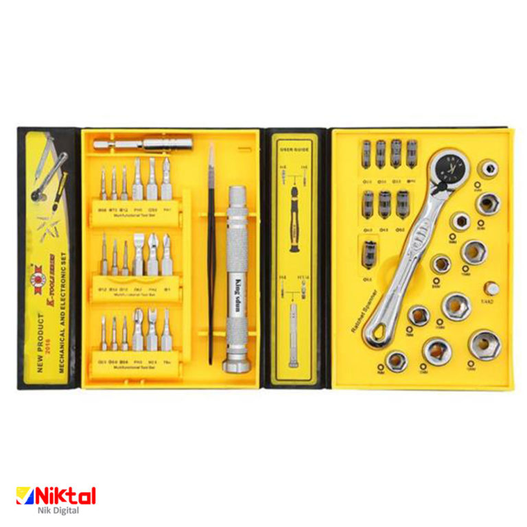 Mechanical and electronic screwdriver tool KS-8016 ابزار تعمیر