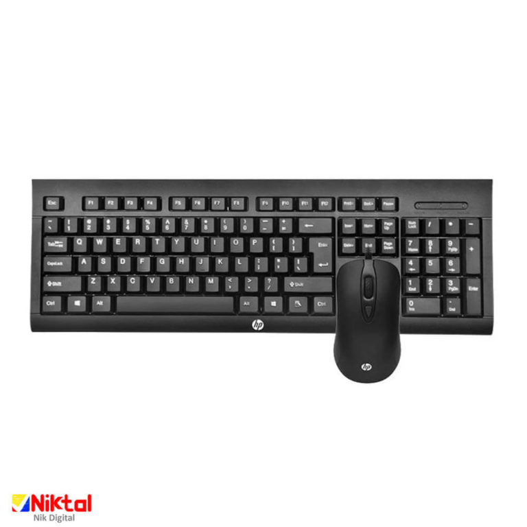 ست ماوس و کیبورد گیمینگ سیمی hp مدل KM100