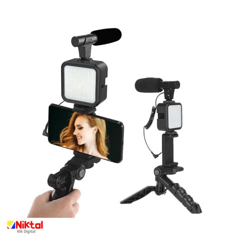 کیت فیلمبرداری همراه با میکروفون AY-49