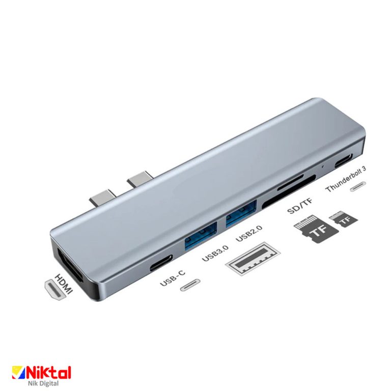 هاب 7 پورت مدل YG-2101
