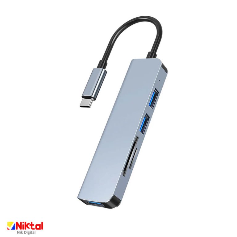 هاب TYPE-C / پورت 5 مدل BYL-2103T